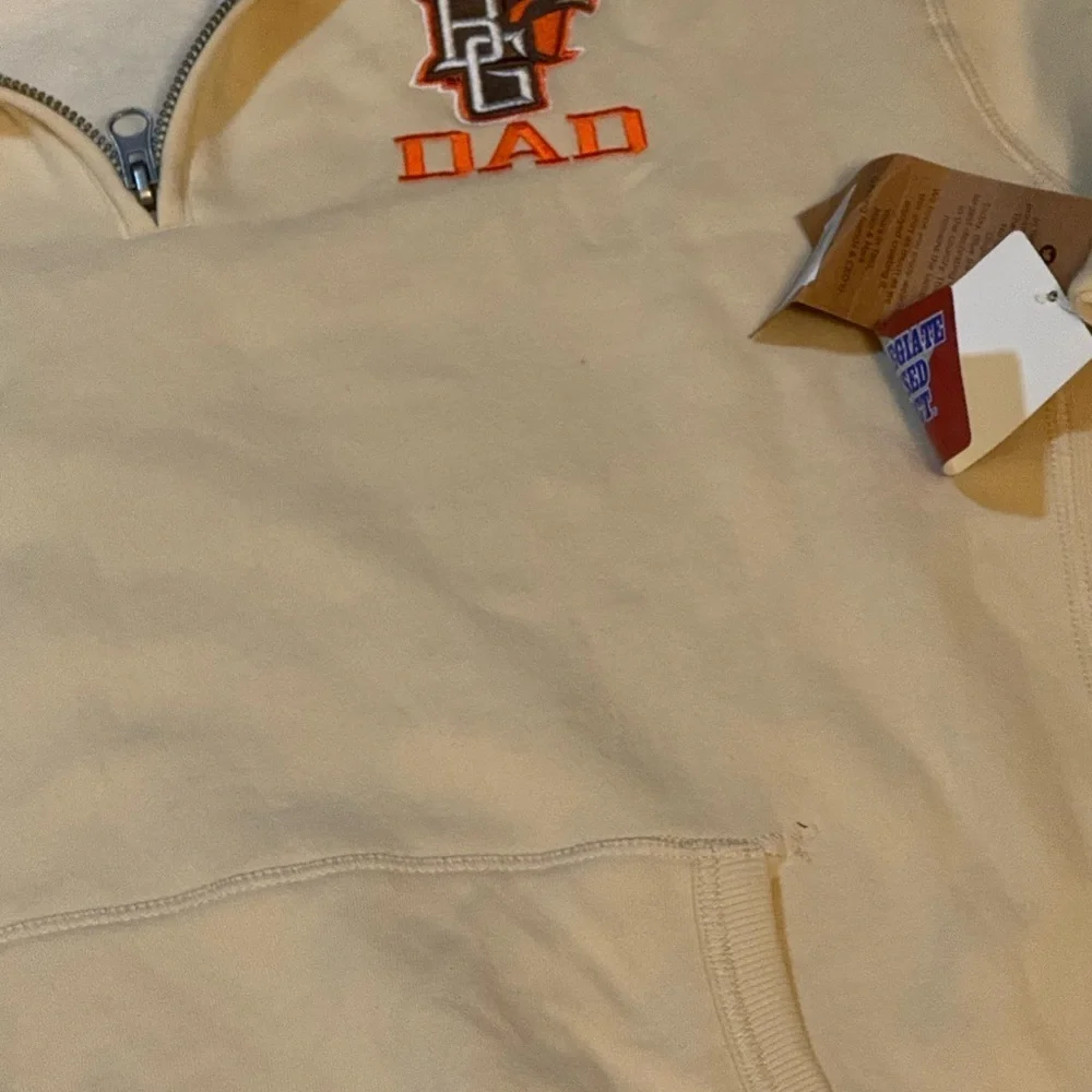 Men's Blue Cream Quarter-Zip Sweater Brand new with tags
